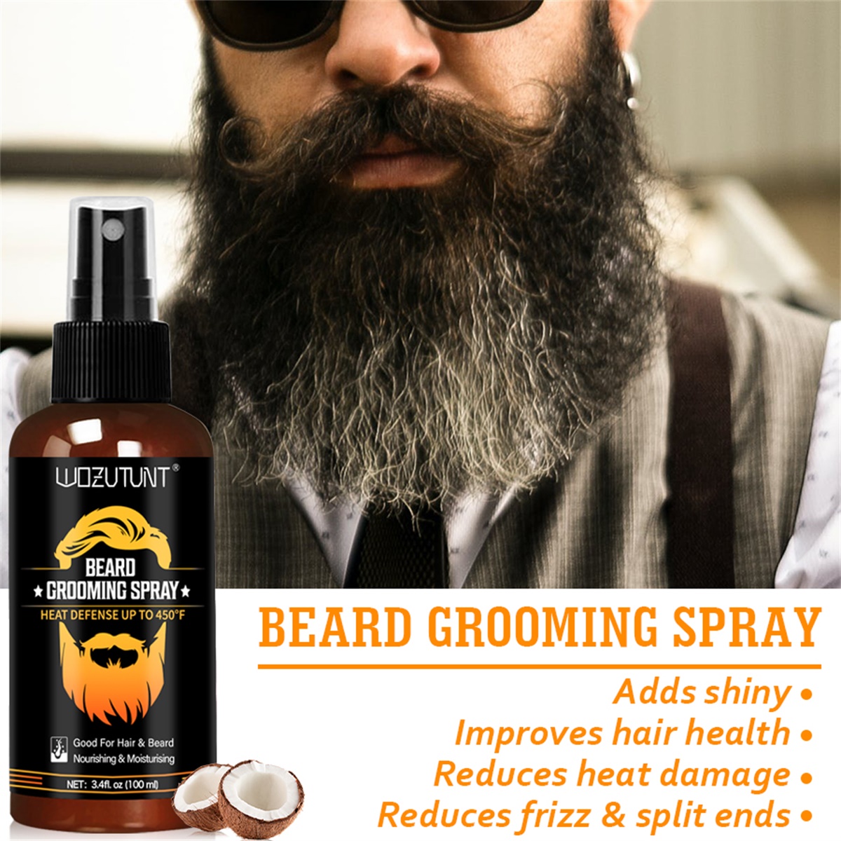 Baardverzorgingsspray, hydrate - Mens Grooming Treatment recensie en prijs