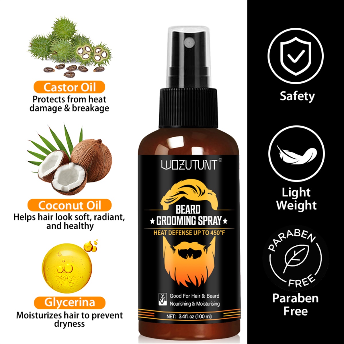 Baardverzorgingsspray, hydrate - Mens Grooming Treatment recensie en prijs