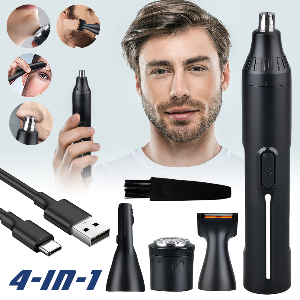 Draagbare 4-in-1 gezichtsverzo - Men'S Grooming Eyebrow Trimming recensie en prijs